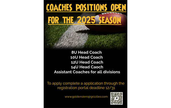 2025 Coach Applications